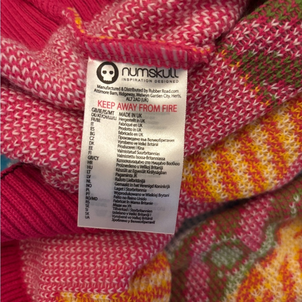 Fall Guys Numbskull Men's Colorful Crewneck Sweater NWOT - Picture 6 of 9